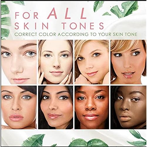 Air Cushion CC Cream Mushroom Head Foundation, Moisturizing Concealer Makeup Base, Full Coverage, Nude Long Lasting Waterproof Matte BB Cream (Natural)