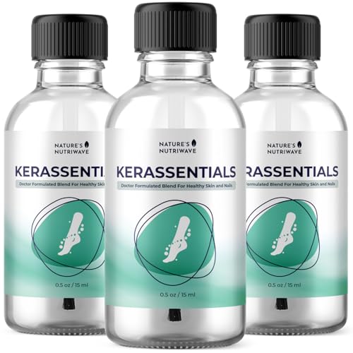 Kerassentials Oil, 8-IN-1 Plant-Based Formula, Natural Ingredients | Made in USA, No Stimulants, Non-GMO ? 15ml, 3 Month Supply