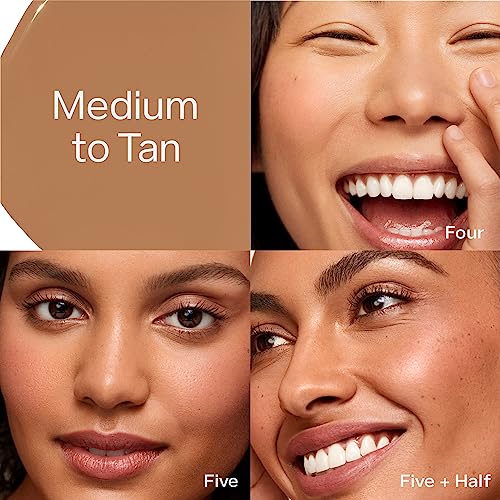 Saie Hydrabeam Under Eye Brightener - Sheer + Hydrating Concealer with Glycerin, Squalane + Cucumber Extract - Brightening Under Eye Concealer + Corrector for Even, Glowing Skin - Shade 5.5 (0.2 oz)