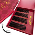 80 Rows Ellipse Flat Eyelash Extension 0.10-0.25 Matte Black Cashmere Flat Lashes Individual Two Split Tips Lash Extension (D Mix 8-15mm)