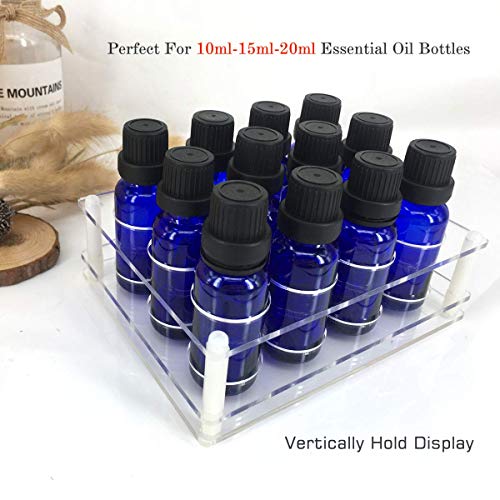 BOXIN Roller Bottles Holder for 10/15ml/20ml Essential Oil Bottles (2PCS For 10/15ml/20ml Essential Oil bottles)