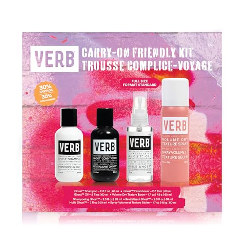 VERB Ghost Discovery Kits - Weightless Shine + Frizz Control - Travel Sized Bestsellers