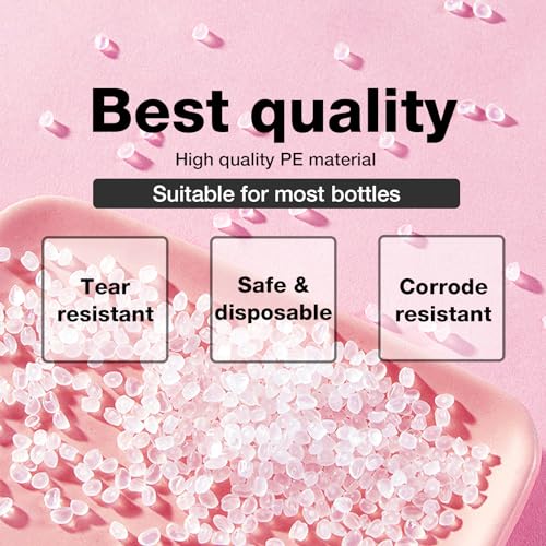 Tattoo Wash Bottle Bags 250pcs - Usiriy Tattoo Bottle Covers Bags Pink Squeeze Bottle Bags Bottle Sleeves for Tattoo Bottles Pink Tattoo Supplies Accessories Tattoo Kits