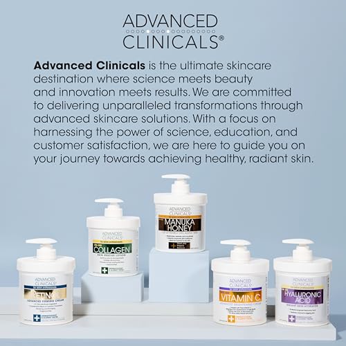 Advanced Clinicals Aloe Vera Lotion Sun Burn Recovery Cream | After Sun Body Lotion W/ Vitamin C + Hyaluronic Acid | Sun Damaged Skin Repair Moisturizing Cream | Skin Care Products, Large 16 Oz
