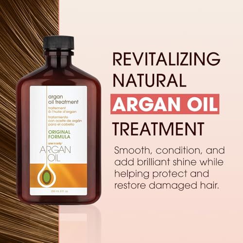 One 'n Only Argan Oil Hair Treatment - Lightweight & Hydrating Hair Oil for Natural, Wigs & Extensions - Shine Enhancing, Heat Protectant & Frizz Control (3.4 oz, 3pk)
