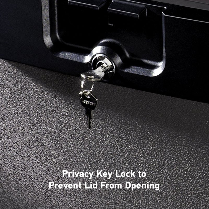 Fire & Water Resistant File Safe with Key Lock, 0.65 Cu Ft - Charcoal Gray