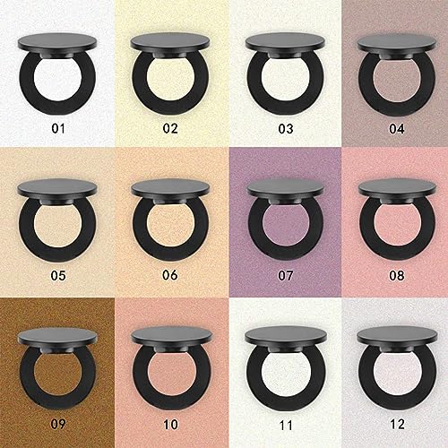 Face Highlighter Powder Palette, Glossy Glitter Illuminator Powder, Shimmer Shades for Face Highlighter Makeup, Highly Pigmented Natural Shiny Highlight Makeup Illuminator Highlighter 10