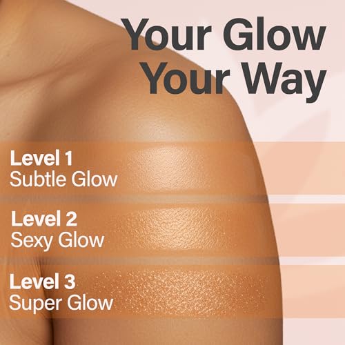 Glimmer Goddess Shimmer Body Butter with Organic Whipped Shea Butter for Hydration, Moisturizing & Silky Natural Glow - Bronze Subtle, 2 oz