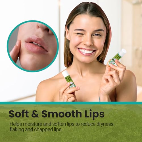 Beef Tallow Lip Balm 100% Grass Fed & Organic, Animal Based Skincare, Carnivore Beauty, Natural Hydrating (4 Pack), Black