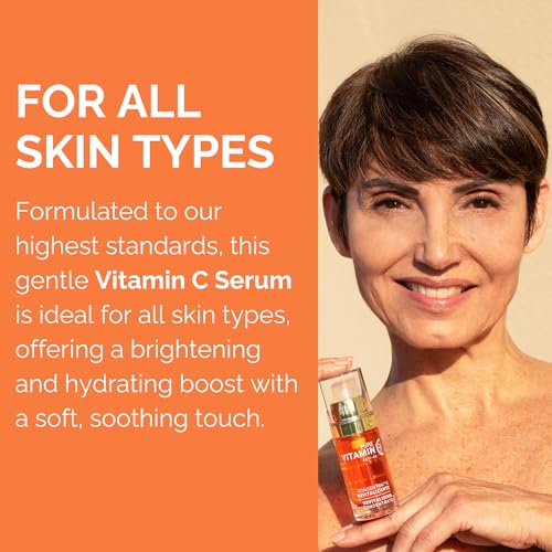 Noche Y Dia Vitamin C Serum for Mature Skin - Made in Spain - Anti Aging Formula Hydrates, Moisturizes, Firms - Targets Sun Spots, Fine Lines, Wrinkles - 30mL (1 fl oz)
