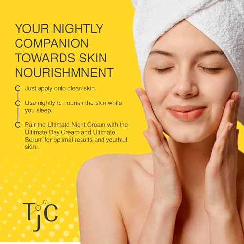 Jojoba Ultimate Night Cream ? Anti-Aging Moisturizer for Wrinkles, Fine Lines & Regeneration ? Hydrating Night Cream for All Types ? Enhances Texture & Tone ? 50ml
