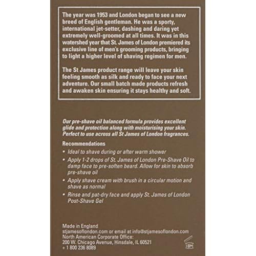 St James of London Pre-shave Oil