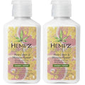 Hempz Fresh Fusions Pink Citron & Mimosa Flower Energizing Herbal Body Moisturizer, 2.25 Fl Oz (Pack of 2)