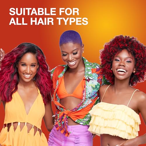 Creme of Nature Pure Honey Hydrating Color Boost Semi-Permanent Fire Red Hair Dye, 3 fl oz (Pack of 2)