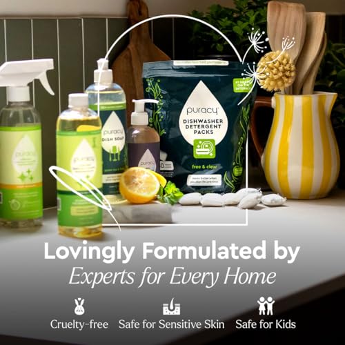 Puracy Body Wash - Natural Body Wash for Women, Men, Kids - Pure Plant Ingredients, Moisturizing Shower Gel, Body Soap for Dry Sensitive Skin, Gently Scented (Coconut Vanilla, 48 oz/1420 ml Refill)