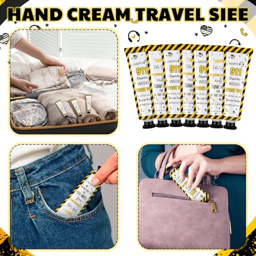 Loopeer 24 Pcs 911 Dispatcher Appreciation Gifts Bulk Hand Cream Travel Size Lotion Set Public Safety Telecommunicators Week Party Favors Birthday Retirement Thank You Gifts for Dispatch Life