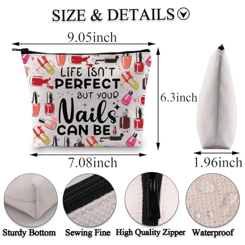 LEVLO Aloha Hawaii Holiday Cosmetic Make Up Bag Travel Gift Beach Guitar Zipper Pouch Hawaiian Party Gift (Aloha Y'all Black)