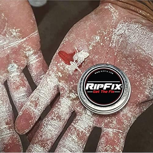 RipFix Hand Repair Balm for Dry Cracked Hands, Hand Salve for Gymnastics and Rock Climbers, Rip Fix Climbing Salve for Men and Women, Premium Gymnast Balm for Hardworking Hands, 3 Classic 1.34 oz Tins