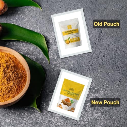 Kasthuri Manjal Powder for Skin and Face Care| Wild Turmeric powder | Curcuma Aromatica | Helps Acne skin (8 oz)