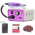Subay Electric Nail File - 35,000RPM Professional Efile Machine for Acrylic Gel Polish Removal, Nail Drills Manicure Pedicure Kit with 100 Sanding Bands