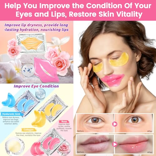 160 PCS Spa Party Supplies For Girls, Kids & Family, Include Face, Eye, Lip & Foot Care, Sleepover Birthday Party Favors With Banner, Balloons, Fringe Curtain, Spa Birthday Gift Set For 12 People