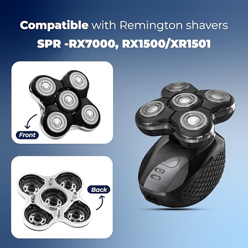Pro Head Shaver Replacement Blades Compatible with Remington Balder Pro Head Shaver Model XR7000, Precision Electric Shaving for Bald Men (Pack 1)
