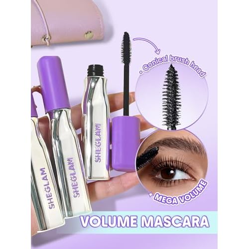 SHEGLAM Lashlighter Mega Boost Mascara Volumizing Defined Lashes