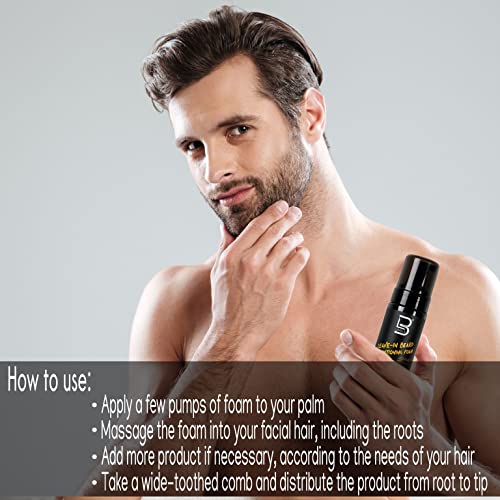L3 - Level 3 Leave-In Beard Conditioner Foam - Beard Hydrator - Soften and Moisturizes Facial Hair