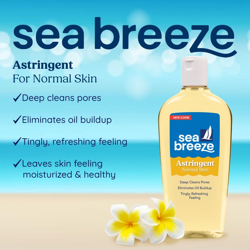 (2 Pack) Sea Breeze Original Formula Astringent for All Skin Types, Oil Control & Deep Cleansing