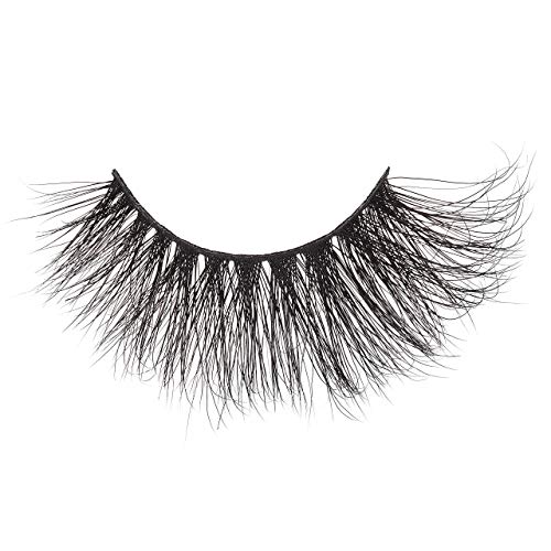 i-ENVY Luxury Mink Collection False Eyelashes 100% Real Mink Glamorous Eye Look Lashes Maximum Fluffiness 3D Multi-Curl Angle (1 Pack)