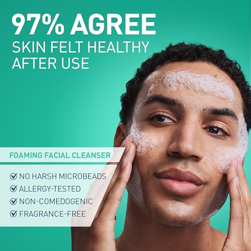 CeraVe Foaming Facial Cleanser, Daily Face Wash for Oily Skin, Hyaluronic Acid + Ceramides + Niacinamide, Fragrance Free & Paraben Free, Non-Drying Oil Control Face Wash, 8 Fluid Ounces