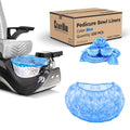 Premium Pedicure Bowl Liners with Enhanced Thickness and Pedicure Liners Disposable Optimal Fit for Most Chair Spas, Foot Bath, Foot Tub, Clear (Blue - 99 PCS)