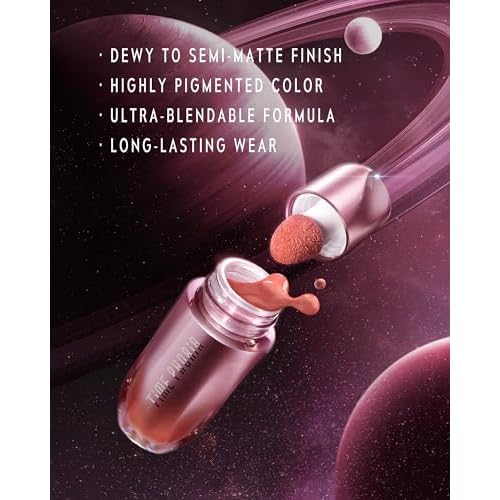 Liquid Blush Makeup for Cheeks, Natural Matte Finish, Blush Tint Stick, Multi-Use, Long-Lasting Lip & Cheek Makeup, Lightweight (03 GENTLE HUE)
