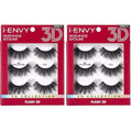 iEnvy False Eyelashes 3 Pairs Fluffy and Natural Multiangle and Volume Faux Mink Lashes (11) (Pack of 2)