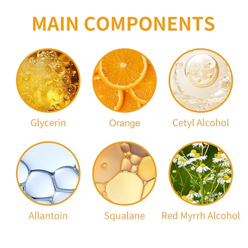 Facial Depilatory Cream, Orange Hair Remover Cream for Upper Lip and Chin for Women Face Hair Remover for Sensitive Skin Gentle and Non-Irritating (2PCS)