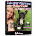 Printable Temporary Tattoo Paper for Inkjet Printer ? 8.5"x11", 30 Sheets ? Custom Tattoo Transfer Paper for Valentines Day Gifts, Kids, Adults, Halloween, Christmas, Party, Festival