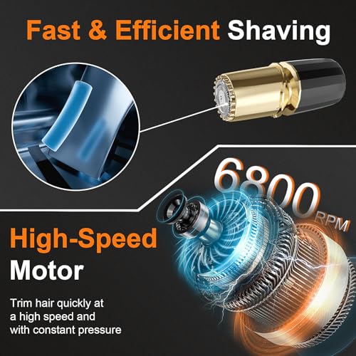 Phisco Women's Electric Shaver: Waterproof & USB-C Rechargeable | Smooth Body Hair Removal