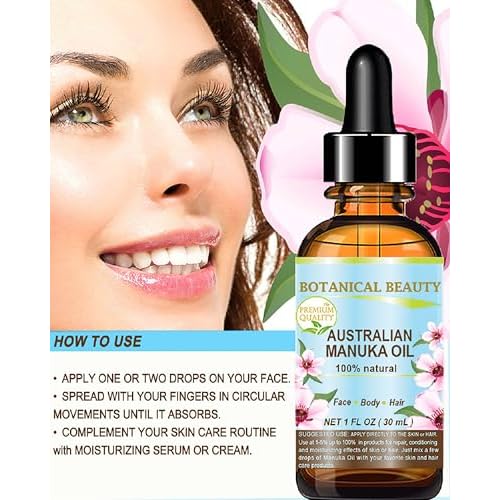 Botanical Beauty MANUKA OIL WILD GROWTH RAW 100% Natural VIRGIN UNREFINED Cold Pressed Carrier Oil. for Skin, Face, Hair, Lip and Nail Care Anti-Aging 0.5 Fl Oz - 15 ml