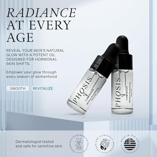 Luminous Ultrafine Revitalizing Face Oil for Women ? Lightweight Facial Glow Elixir with Sea Buckthorn, Prickly Pear, Pomegranate & Meadowfoam ? 3 ml (Trial Size - 3-4 uses per bottle)