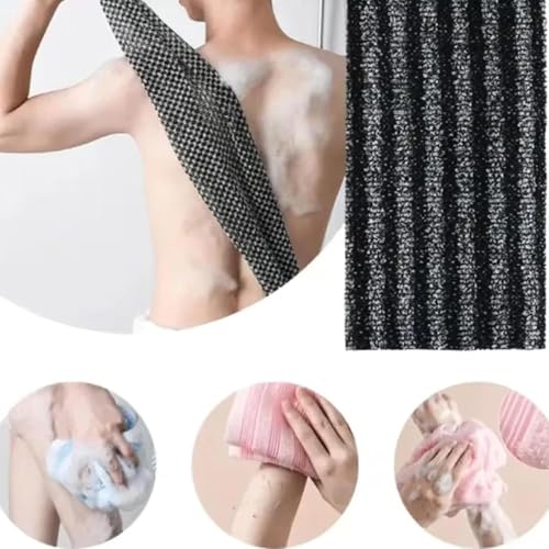 2Pcs Blissal Exfoliating Shower Towel - Deep Exfoliating, Soft Gentle & Quick-Drying Shower Towel for Body Scrub