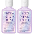 Hempz NEW Mini Star Dust Body Lotion, Iridescent Glow Shimmer, Passionfruit and Wild Orchid, Hydrating and Nourishing Moisturizer, 2.25 fl.oz. (Pack of 2)