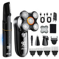 Mens Foil Shavers, Beard Trimmers for Men Professional,Electric Shavers for Men, Mustache Trimmer Face Shaver, Wet/Dry Beard Shaver, 3 Peeds Electric Razor for Face