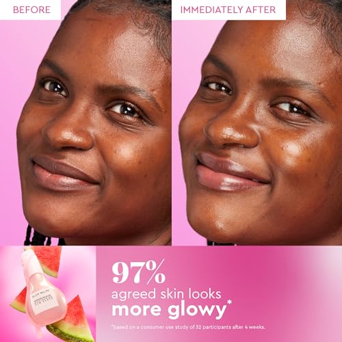 Glow Recipe Skin Care Set, Dew & Hues Must-Haves - Limited Edition Travel Size Gift Set with Niacinamide Dew Drops, Hue Drops Sun Glow & Rosy Glow (15ml Trio)