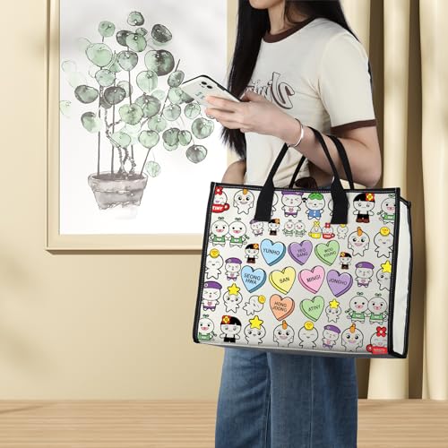 BWWKTOP Cosmetic Makeup Bag Group Fans Gift Members Travel Zipper Pouch Bag(YUNH MB BG)