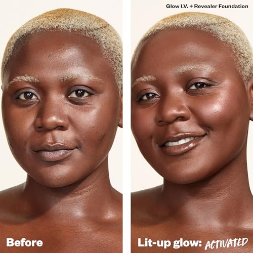 Kosas Glow I.V. Vitamin-Infused Skin Enhancer Face Makeup - Tinted Beauty Highlighter for a Healthy Glow - Energize