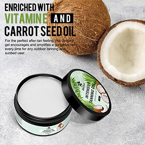 Tanning Accelerator Tanning Gel Accelerator Cream (Coconut) White