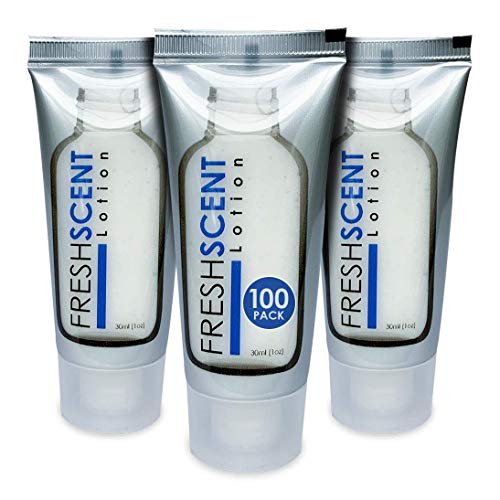 Freshscent Lotion 1oz (100 Pack) Hotel Travel Size, Bulk Amenities and Toiletries for Hospitality