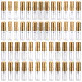 50 PCS Refillable Spray Containers, 3 ml Clear Glass Spray Bottles Perfume Bottles, Fine Mist Sprayer for Fragrance Samples Essential Oil, Home Travel Atomizer