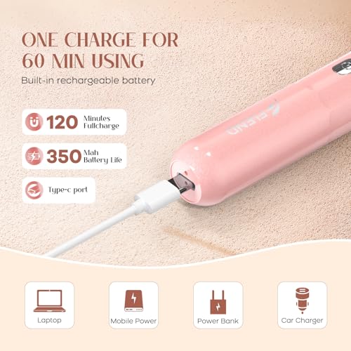 Facial Hair Remover for Women, 2-in-1 Epilator for Women with LED Light USB Rechargeable Portable Electric Epilators Painless Lady Shavers for Face, Lip, Chin, Leg, Arms, Bikini