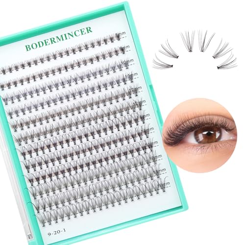 Bodemrincer 20 Root Thickness 0.07mm C Curl 8-10-12-14-16mm MIX 7D/10/12/20/30/40/50/60D 3D Individual Eyelashes Extension Soft Black Fake False Eye Lashes Tools (10D-8-10-12-14-16mm MIX)